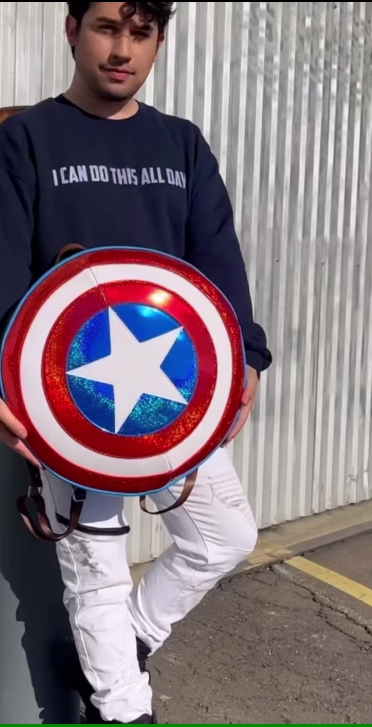 Show your allegiance to justice and freedom with the Loungefly Marvel Captain America Shield Backpack. With its bold shield-inspired design and practical compartments, this bag blends fandom and functionality seamlessly!